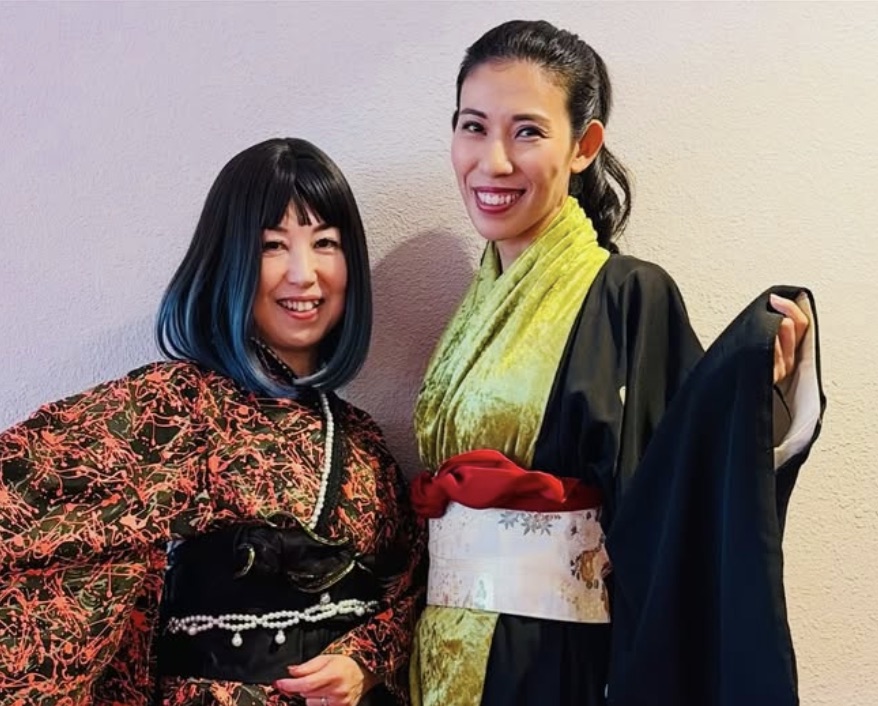 Setsuko Hata in kimono
